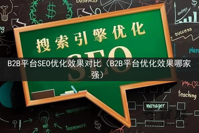 B2B平台SEO优化效果对比（B2B平台优化效果哪家强）