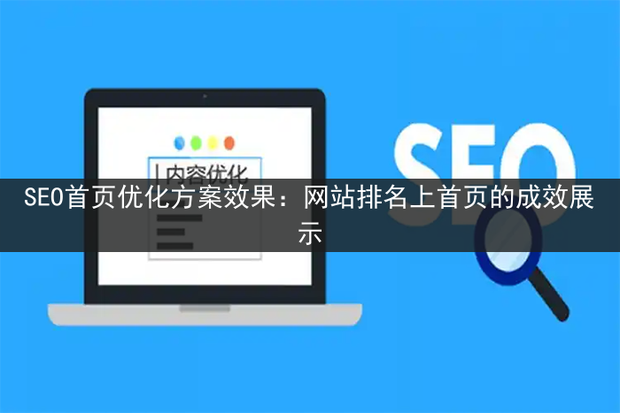 SEO首页优化方案效果：网站排名上首页的成效展示