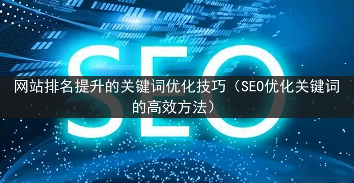 网站排名提升的关键词优化技巧（SEO优化关键词的高效方法）