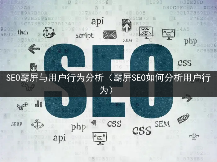 SEO霸屏与用户行为分析（霸屏SEO如何分析用户行为）